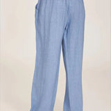Nicole™ Dames Losse Linnen Broek