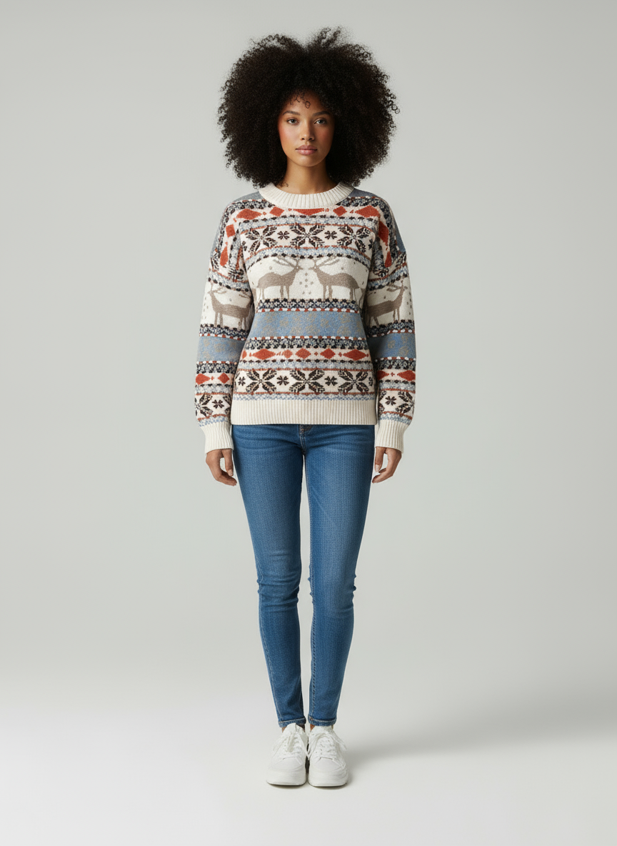 iClosam Dames kerstvest lichtgewicht lange mouw knop top dames dikke iClosam Dames kerstvest lichtgewicht lange mouw knop top dames dikke