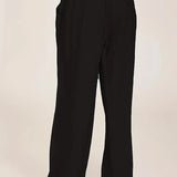 Nicole™ Dames Losse Linnen Broek