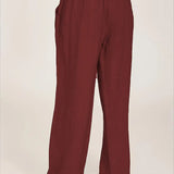 Nicole™ Dames Losse Linnen Broek