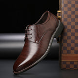 Gideon™ Elegante Heren Leren Derby Schoenen