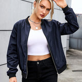 Tessa-Mae™ Stijlvolle Dames Bomberjack