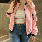 Tessa-Mae™ Stijlvolle Dames Bomberjack