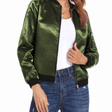 Tessa-Mae™ Stijlvolle Dames Bomberjack
