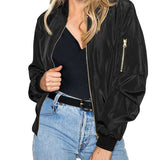Tessa-Mae™ Stijlvolle Dames Bomberjack