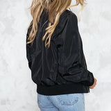Tessa-Mae™ Stijlvolle Dames Bomberjack