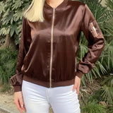 Tessa-Mae™ Stijlvolle Dames Bomberjack