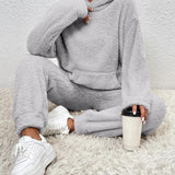 Evi™ Dames Teddy Fleece Loungewear Set