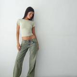 Low-Rise Jeans Met Lage Taille & Stretch