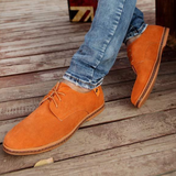 Mees™ Klassieke Suède Heren Veterschoenen