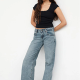 Low-Rise Jeans Met Lage Taille & Stretch