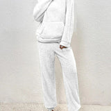 Evi™ Dames Teddy Fleece Loungewear Set