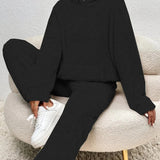 Evi™ Dames Teddy Fleece Loungewear Set