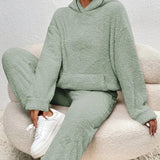 Evi™ Dames Teddy Fleece Loungewear Set