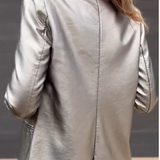 Anne-Fleur™ Glanzende Metallic Blazer