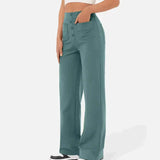 ComfortRise elastische casual broek – hoge taille & rekbaar design
