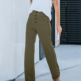 ComfortRise elastische casual broek – hoge taille & rekbaar design