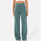 ComfortRise elastische casual broek – hoge taille & rekbaar design