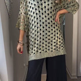 Felicia™ Metallic Gaas Top