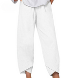 Allure zomerbroek dames | Luchtige linnen look broek | Comfortabele losse pasvorm
