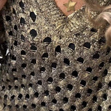 Felicia™ Metallic Gaas Top
