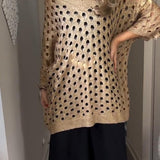 Felicia™ Metallic Gaas Top