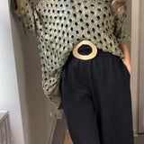 Felicia™ Metallic Gaas Top