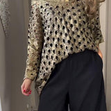 Felicia™ Metallic Gaas Top