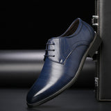Gideon™ Elegante Heren Leren Derby Schoenen