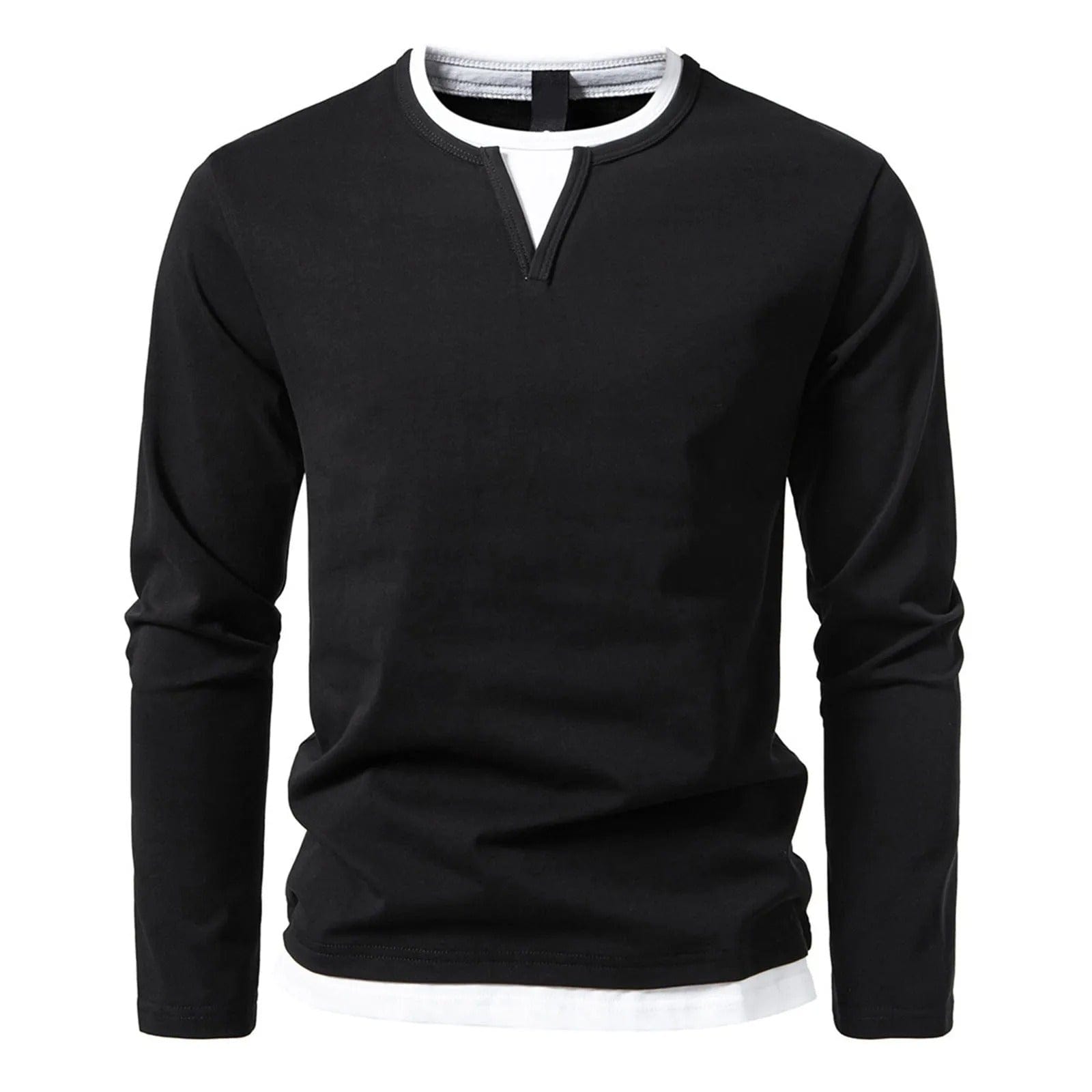 Coen™  Casual Heren Longsleeve met V-Hals
