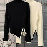 Asymmetrische™ Gebreide Trui | Zachte Brei | Elegant en Modern