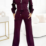 Elise™ Luxe Velours Trainingspak voor Dames