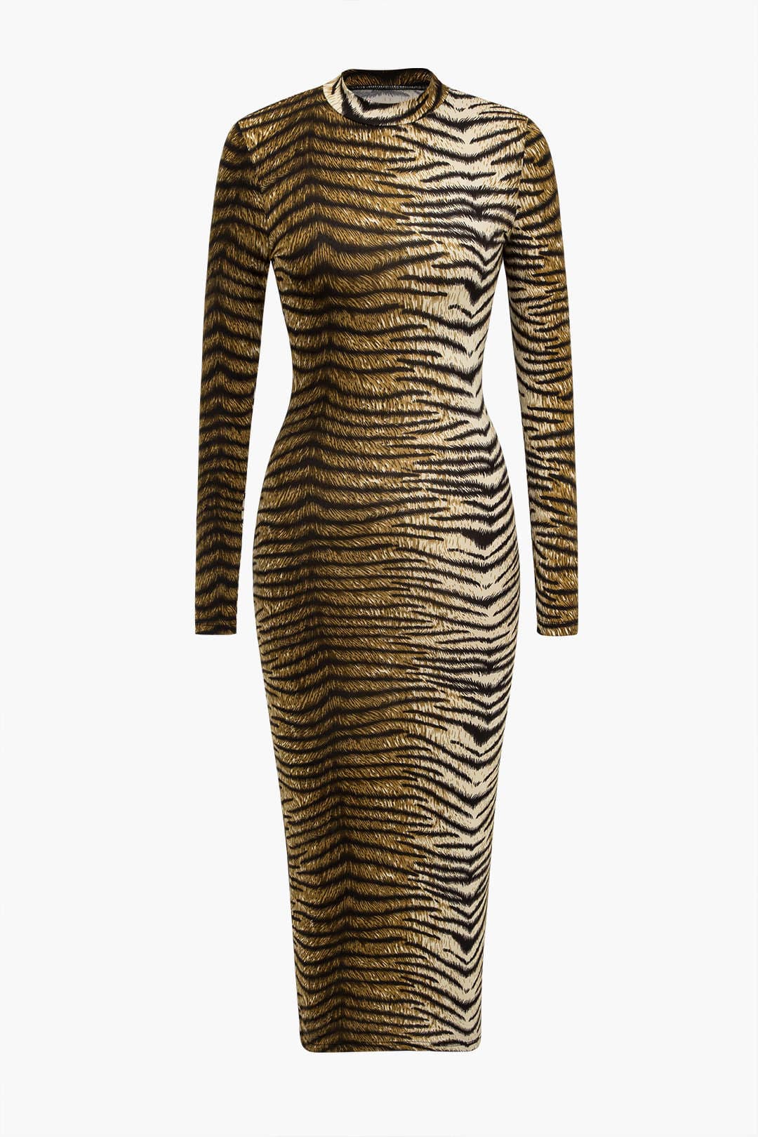 Leona | Elegante Luipaard-Print Midi-jurk – Wild & Stijlvol