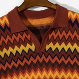 Retro-Trui met Zigzagpatroon