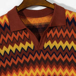 Retro-Trui met Zigzagpatroon