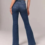 High™ Waist Flared Jeans | Katoen & Elasthaan | Trendy en Comfortabel