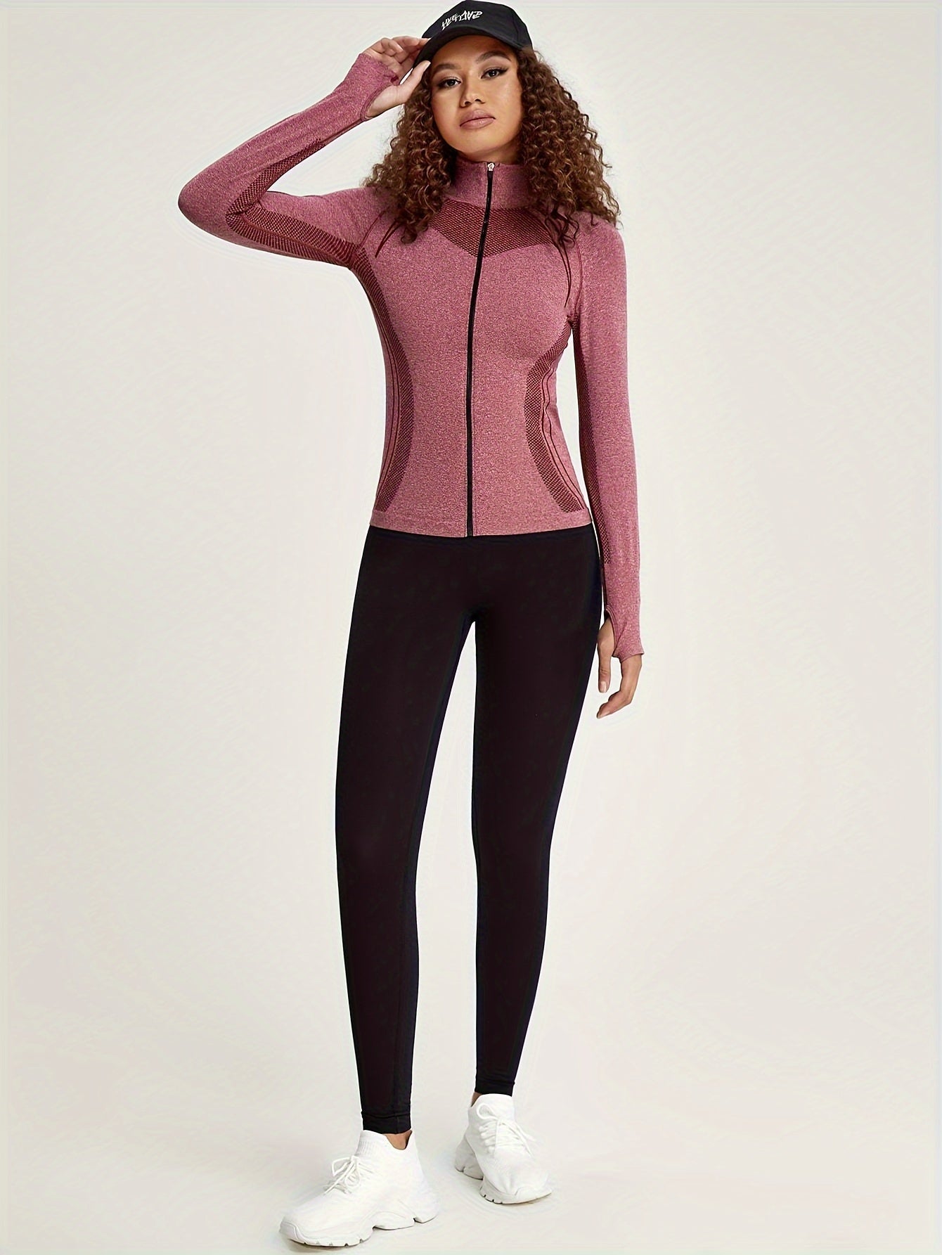 Elisa | Naadloze Sportjacke met Rits