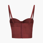 Ida | Figuuraccentuerende Bustier-top met Beugelcups en Transparante Mesh-Structuur