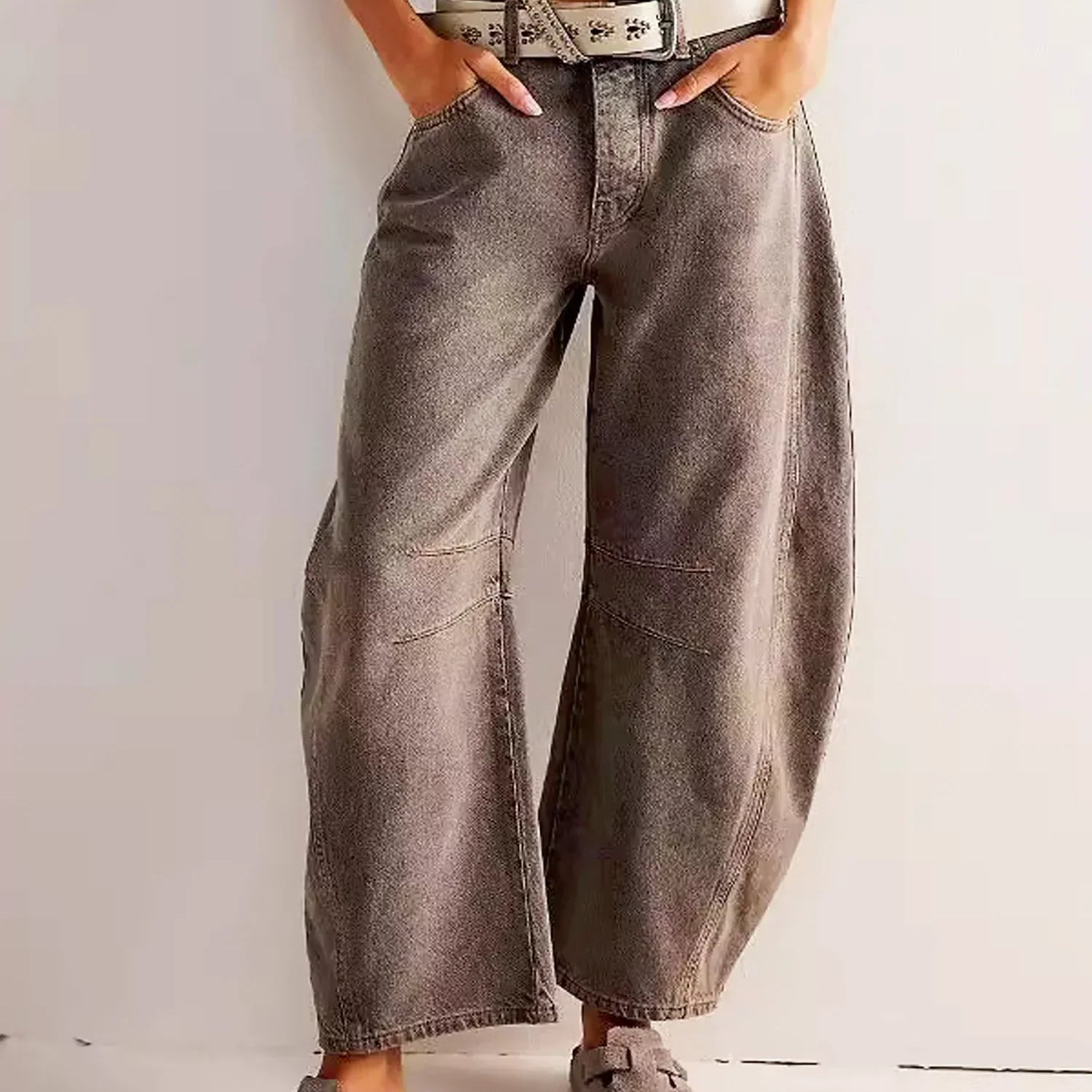 High Waist Wide Leg Jeans