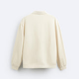 Beige pullover met polokraag – Casual stijl met elegantie
