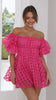 Isla | Off-Shoulder Minikleed – Vrouwelijke elegantie met speelse charme