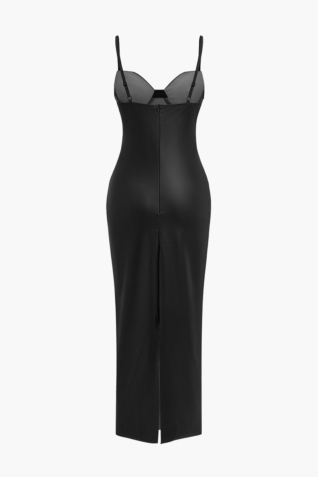 Sophia | Verleidelijk Leren Maxikleed – Sexy & Elegant