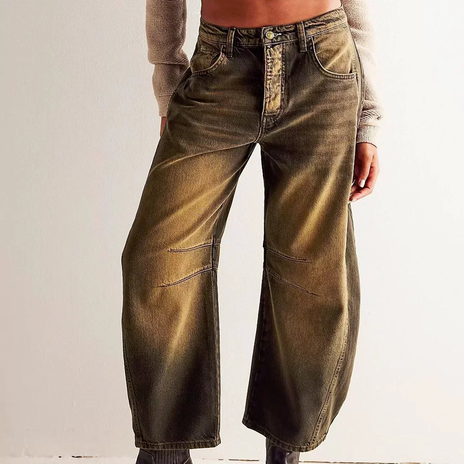 High Waist Wide Leg Jeans
