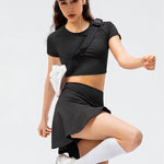 Sienna | Sportieve tennisrok met geïntegreerde shorts