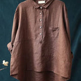 Keira™ Casual Linnen Blouse voor Dames