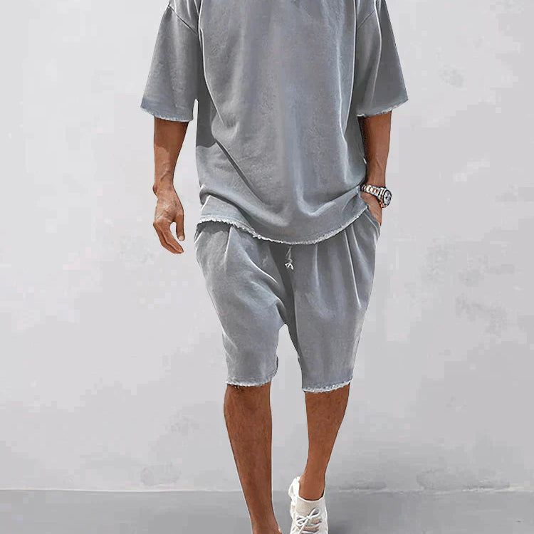 Sven™ Heren Oversized T-shirt en Shorts Set