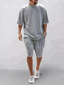 Sven™ Heren Oversized T-shirt en Shorts Set