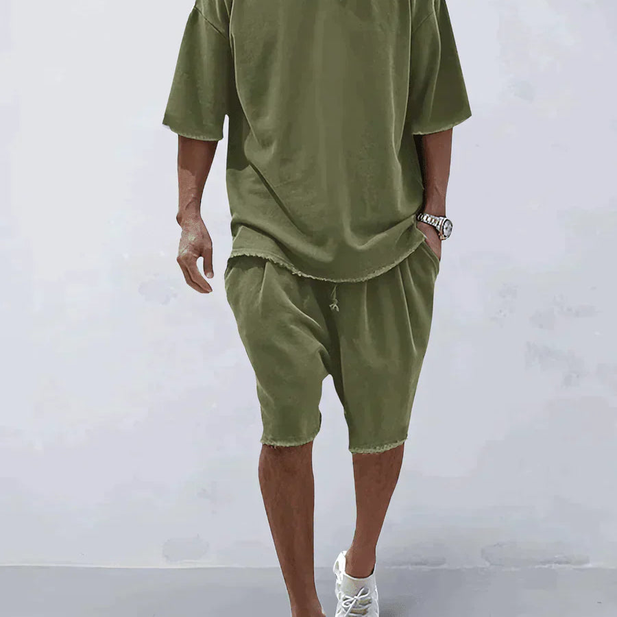 Sven™ Heren Oversized T-shirt en Shorts Set