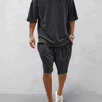 Sven™ Heren Oversized T-shirt en Shorts Set