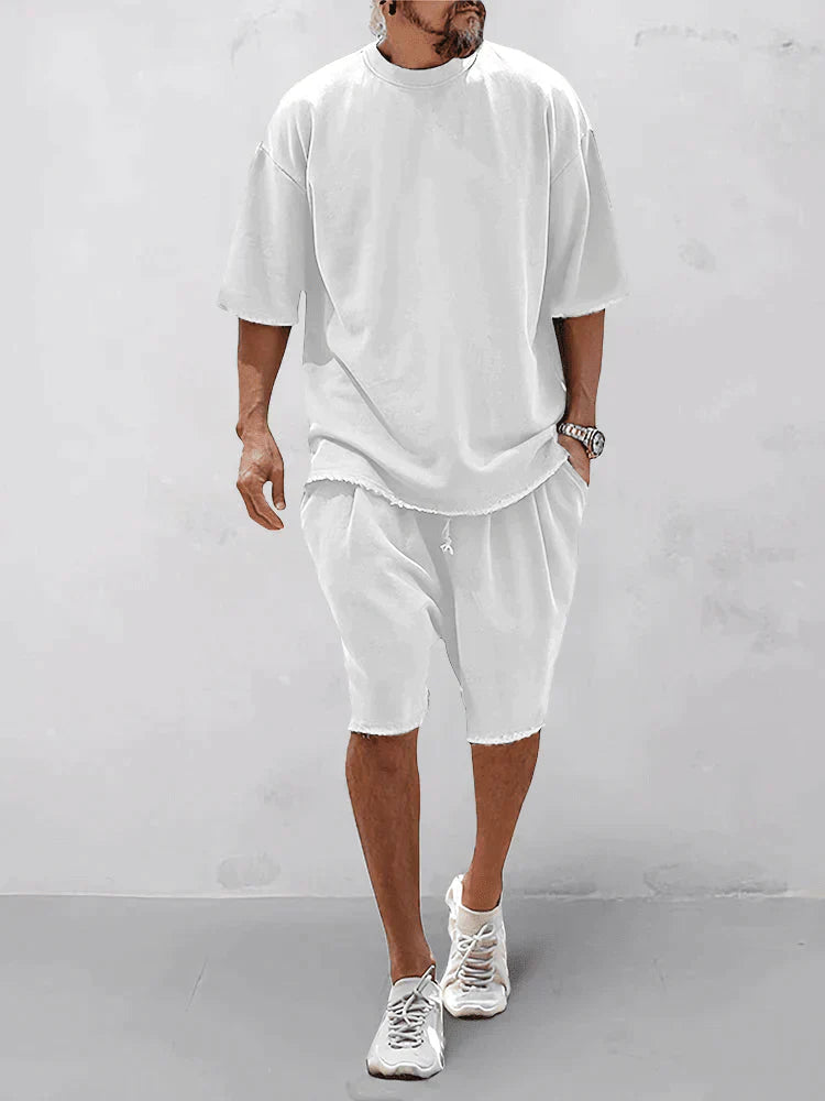 Sven™ Heren Oversized T-shirt en Shorts Set